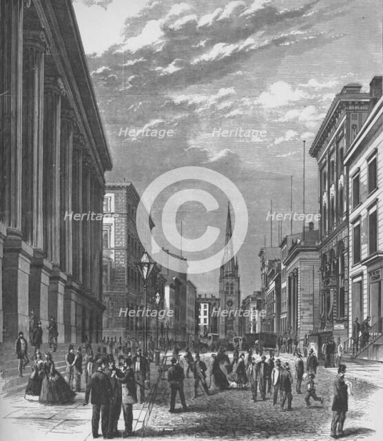'Wall Street, New York City', 1866, (1938). Artist: Unknown.