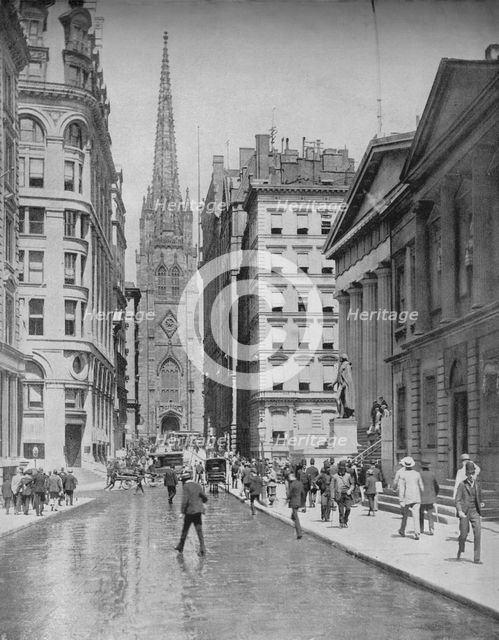 'Wall Street, New York', c1897. Creator: Unknown.