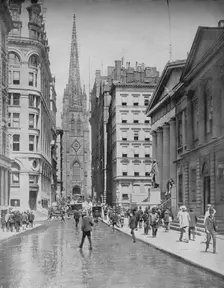 Wall Street, New York c1897. Creator: Unknown