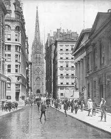 Wall Street, New York, USA, c1900. Creator: Unknown