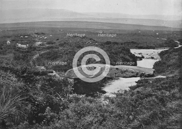 'Walla Brook Bridge, Dartmoor', c1896. Artist: Chapman & Sons.