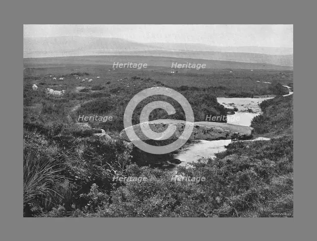 Walla Brook Bridge, Dartmoor, c1900. Artist: Chapman & Sons.