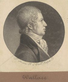 Wallace, 1796-1797. Creator: Charles Balthazar Julien Févret de Saint-Mémin