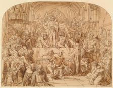 Wallace Mocked at Westminster, 1861. Creator: Noel Paton