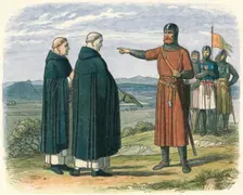 Wallace rejects the English proposals 1297 (1864). Artist: James William Edmund Doyle