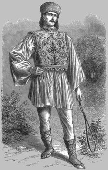 Wallachian Peasant; A Visit to the Danubian Principalities 1875. Creator: Unknown