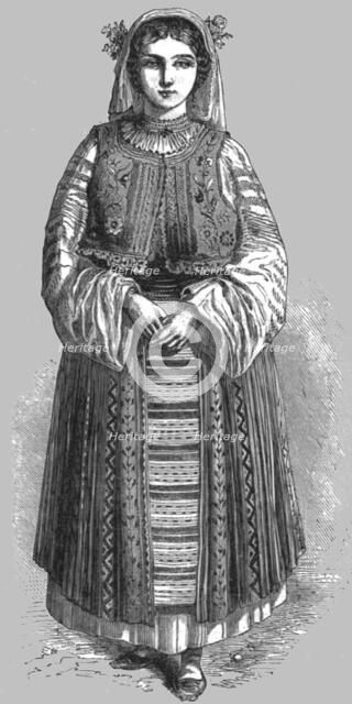 'Wallachian Peasant-Girl; A Visit to the Danubian Principalities', 1875. Creator: Unknown.