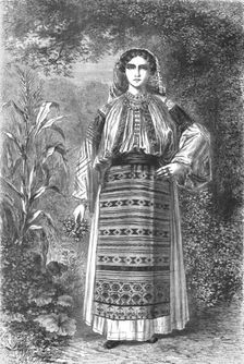 Wallachian Peasant-Women; A Visit to the Danubian Principalities 1875. Creator: Unknown