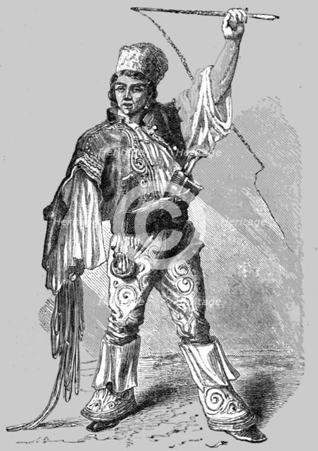 'Wallachian Postilion; A Visit to the Danubian Principalities', 1875. Creator: Nelson Boyd.