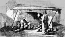 Wallachian seller of water-melons; Wallachia 1854. Creator: Unknown