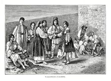 Wallachians, 1879.Artist: E Ronjat