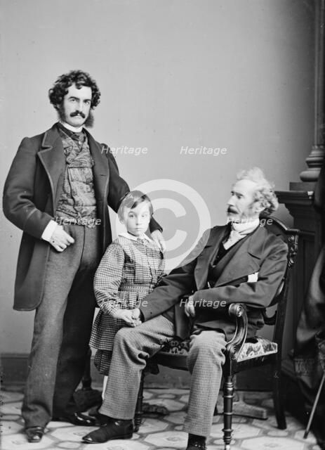 Wallack Group, between 1855 and 1865. Creator: Unknown.