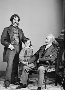 Wallack Group, between 1855 and 1865. Creator: Unknown