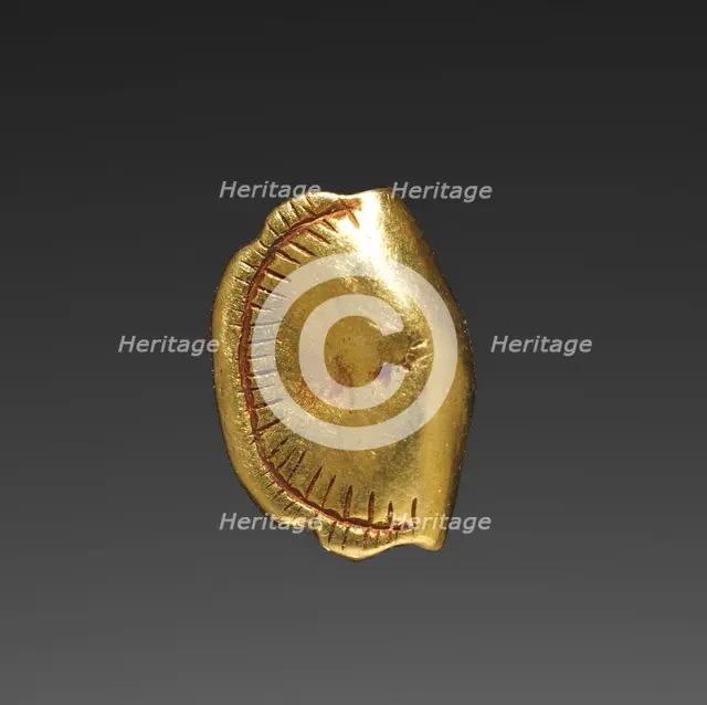 Wallet Bead, 1540-1296 BC. Creator: Unknown.