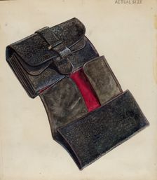 Wallet, c. 1936. Creator: Thomas Holloway