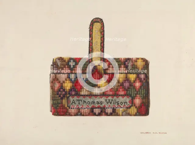 Wallet, c. 1939. Creator: Ralph Morton.