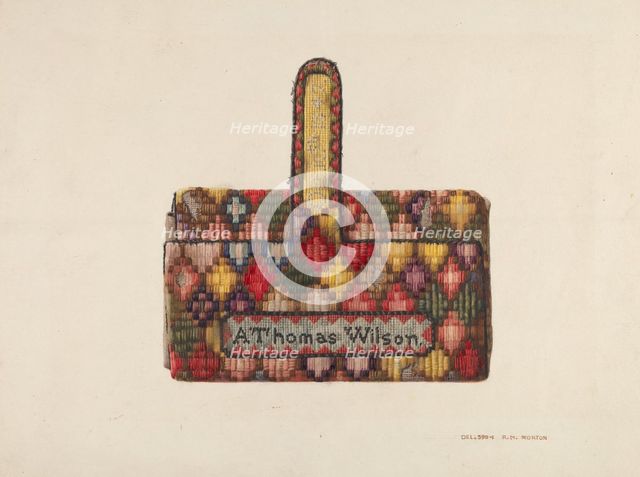 Wallet, c. 1939. Creator: Ralph Morton.