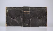 Wallet, French, 1860-69. Creator: Unknown