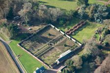 Walled garden to Bromesberrow Place, Gloucestershire, 2019. Creator: Damian Grady