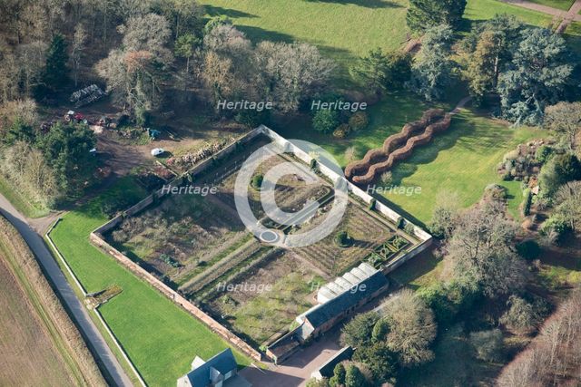Walled garden to Bromesberrow Place, Gloucestershire, 2019. Creator: Damian Grady.