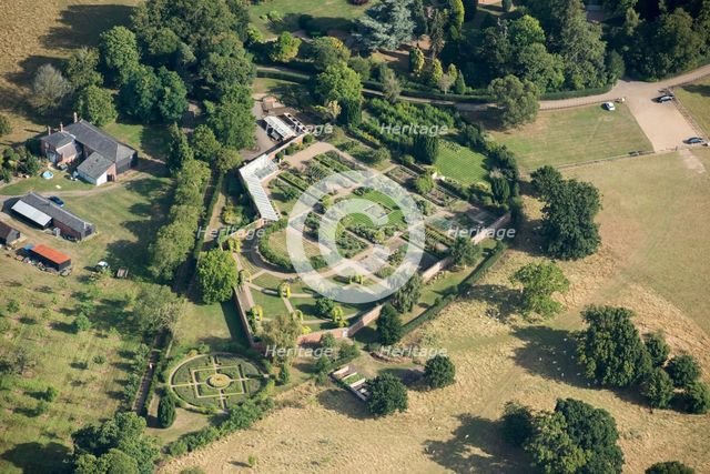 Walled garden at Belmont, Throwley, Kent, 2016. Creator: Damian Grady.
