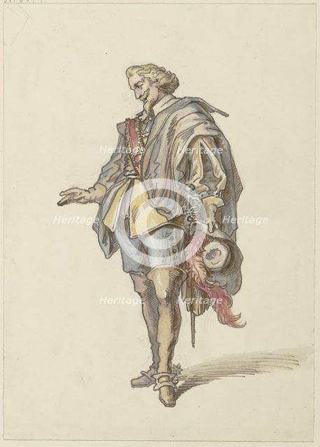 Wallenstein costume, c1820-1850. Creator: Ferdinand Fellner.
