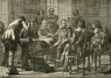 Wallenstein and Tilly Holding a Council of War, 1626 (1890). Creator: Unknown