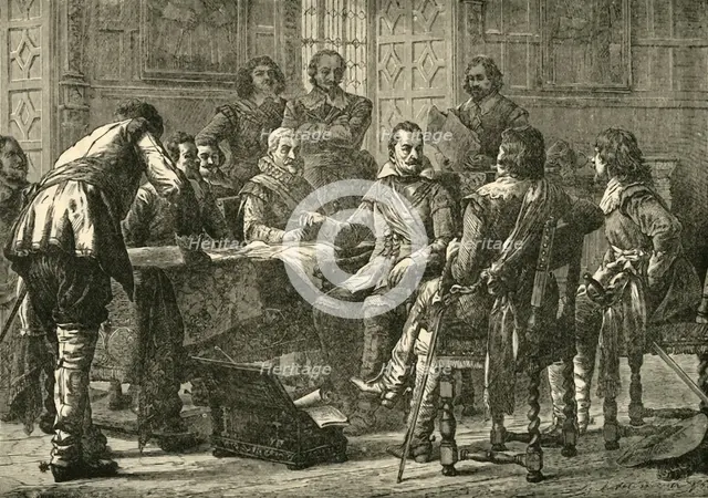'Wallenstein and Tilly Holding a Council of War, 1626', (1890). Creator: Unknown.