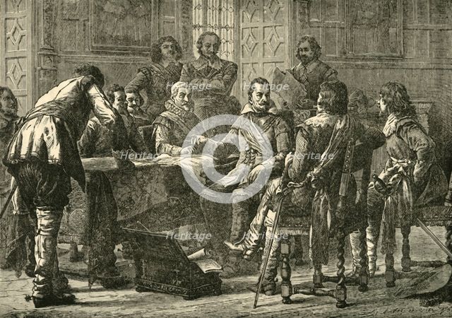 'Wallenstein and Tilly Holding a Council of War, 1626', (1890). Creator: Unknown.