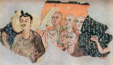 Wallpainting recovered from a ruined shrine at Miran c300