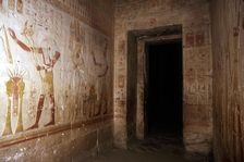 Wallpaintings, Temple of Sethos I, Abydos, Egypt, 19th Dynasty, c1280 BC