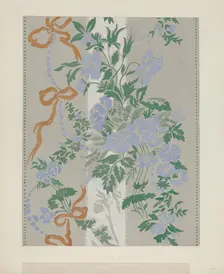 Wallpaper, 1935/1942. Creator: Mina Lowry