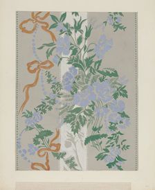 Wallpaper, 1935/1942. Creator: Mina Lowry