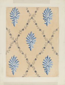 Wallpaper, 1935/1942. Creator: Mina Lowry