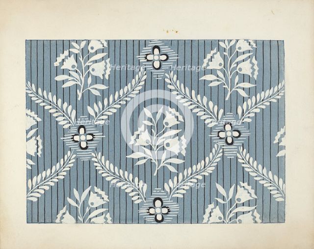 Wallpaper, 1935/1942. Creator: Mina Lowry.