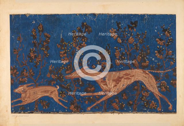 Wallpaper, 1935/1942. Creator: David Dorfman.