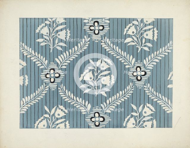 Wallpaper, 1935/1942. Creator: Joseph L. Boyd.