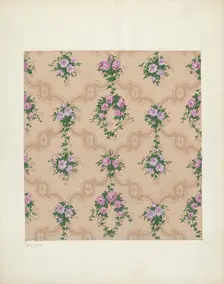 Wallpaper, 1935/1942. Creator: Lee Hager