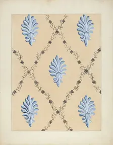 Wallpaper, 1935/1942. Creator: Paul Farkas