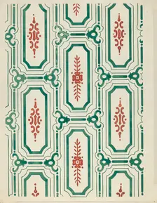 Wallpaper, 1935/1942. Creator: Unknown