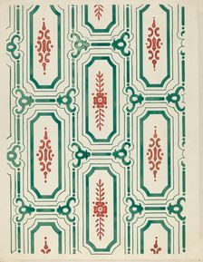 Wallpaper, 1935/1942. Creator: Unknown