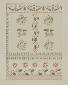 Wallpaper, 1935/1942. Creator: Unknown