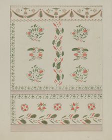 Wallpaper, 1935/1942. Creator: Unknown