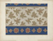 Wallpaper, 1935/1942. Creator: Unknown