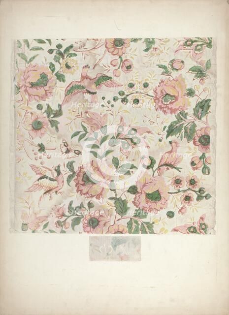 Wallpaper, 1935/1942. Creator: Unknown.