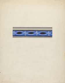 Wallpaper Border, 1935/1942. Creator: George Robin