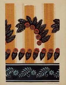 Wallpaper Border, 1935/1942. Creator: George Robin
