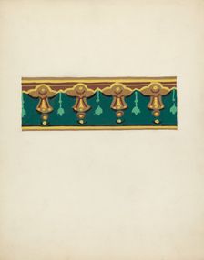 Wallpaper Border, 1935/1942. Creator: John Garay