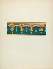 Wallpaper Border, 1935/1942. Creator: John Garay