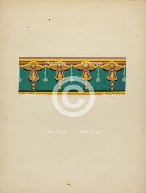 Wallpaper Border, 1935/1942. Creator: John Garay.
